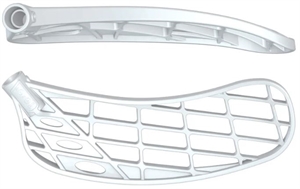 Floorball blad - FAT PIPE SILK PPS - Stavblad - Diamant hvid